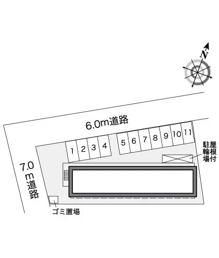 ★手数料０円★尾道市栗原町　月極駐車場（LP）